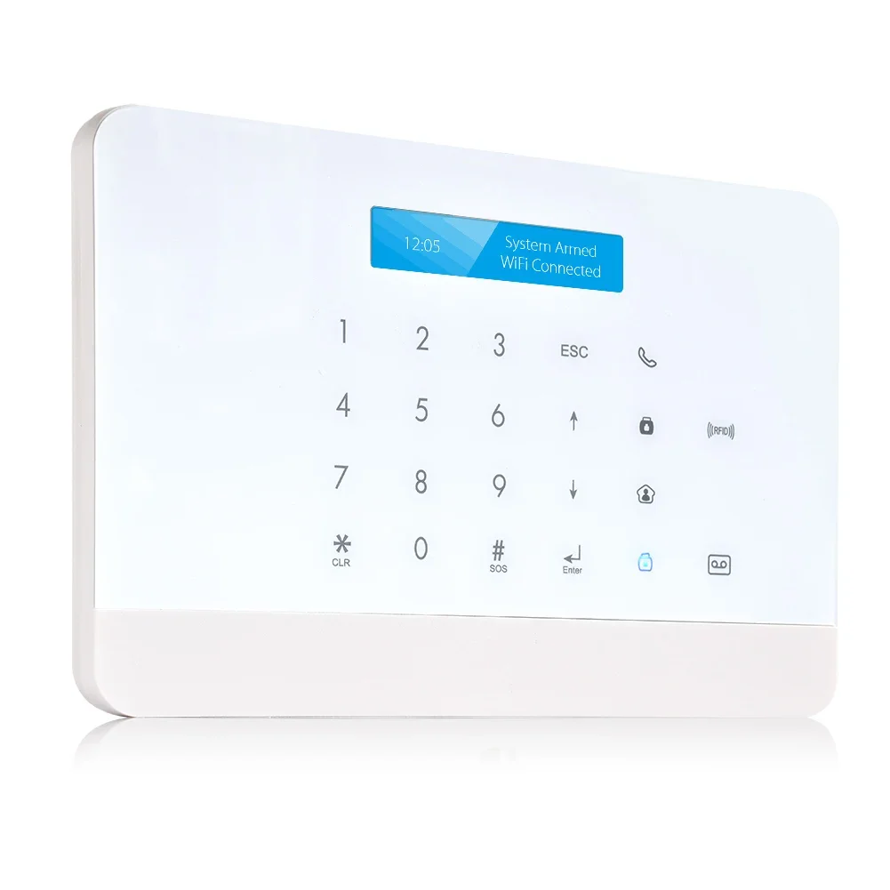 {Manufacturer}shenzhen Hot sale etiger WiFi GSM Wireless tuya  security burglar alarm system alexa google home voice control