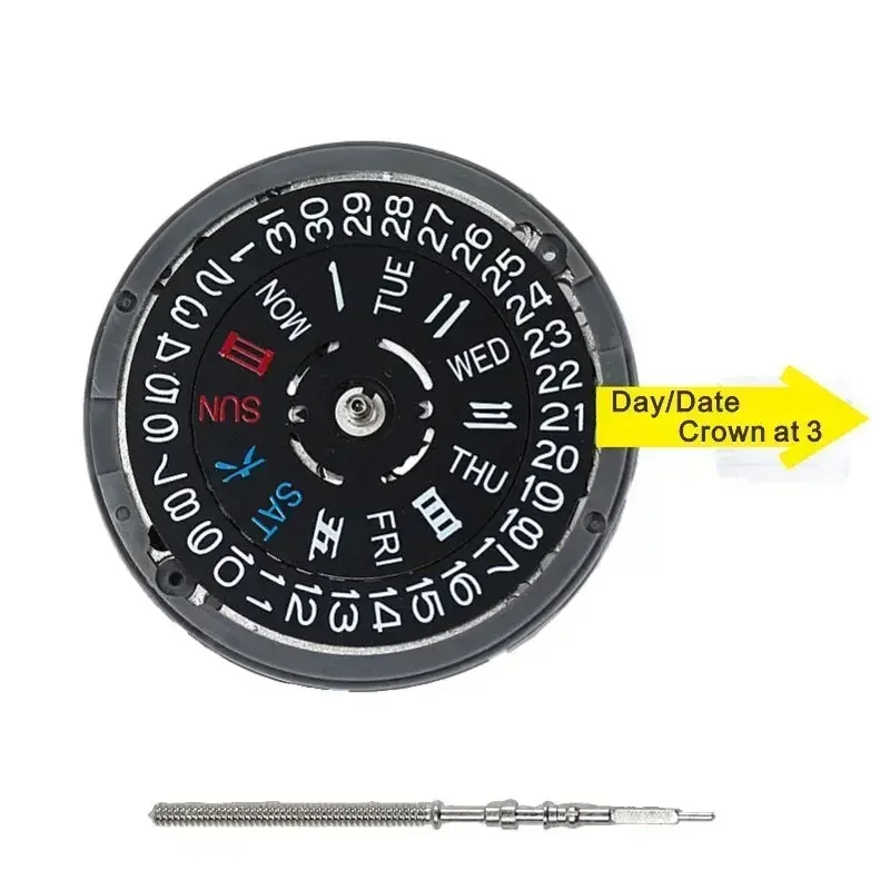 Japan NH36 Beweging Originele Nh36a Drie-dot Dubbele Kalender Automatische Mechanische Voor Skx007 MOD Wijzerplaat Reparatie Horloge Maker
