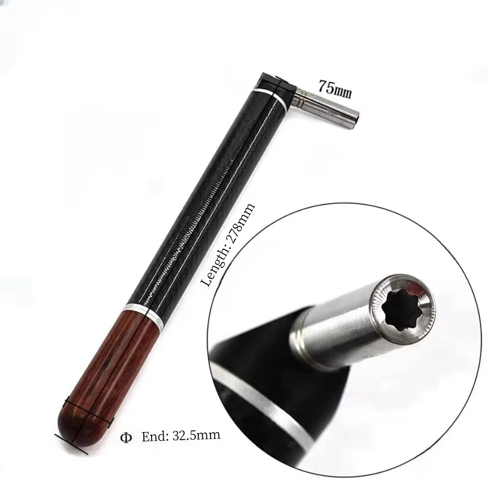 Xuan Gong piano tuning repair fine-tuning tool 1109A  wrench carbon fiber mahogany handle