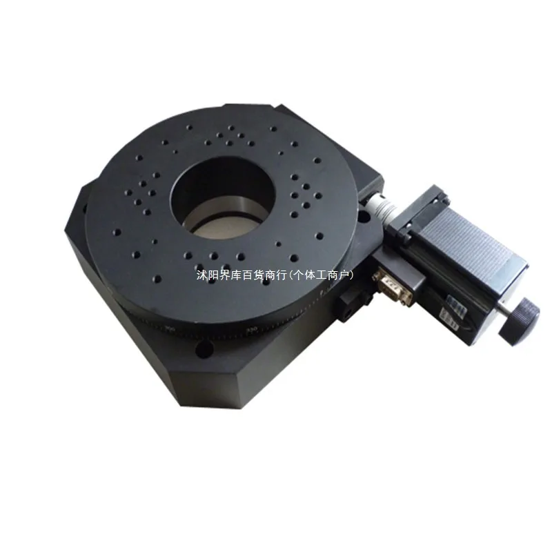 

Electric rotating table, hollow rotating platform, electric indexing disc RA200 turntable, angle table