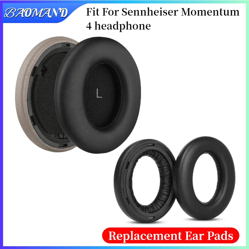 

Soft Foam Protein Leather Headphone Earpads Ear Pads Compatible For Sennheiser Momentum 4 Headset Earmuff Earphone Sleeve