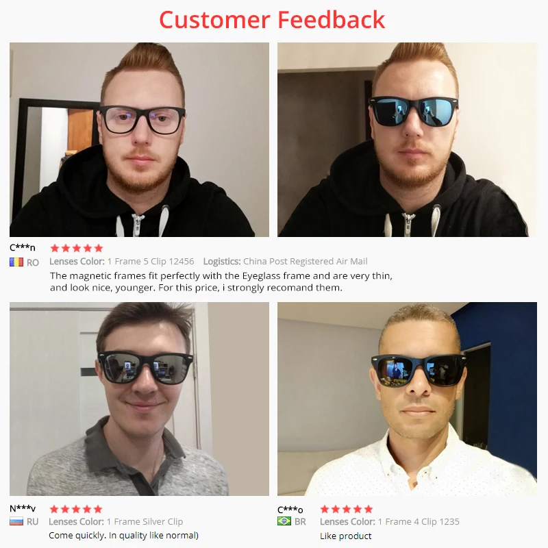 Ralferty Magnetic Sunglasses Women Men Clip On Sunglass Polarized UV400 TR90 3D Night Vision Prescription Optic Eyeglasses Frame