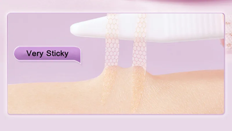 960PCS unsichtbare doppelte Augenlid-Klebeband-Aufkleber, langlebig, doppelt gefaltet, selbstklebende Paste, transparent, beige, große Augen-Werkzeuge – Detail 5