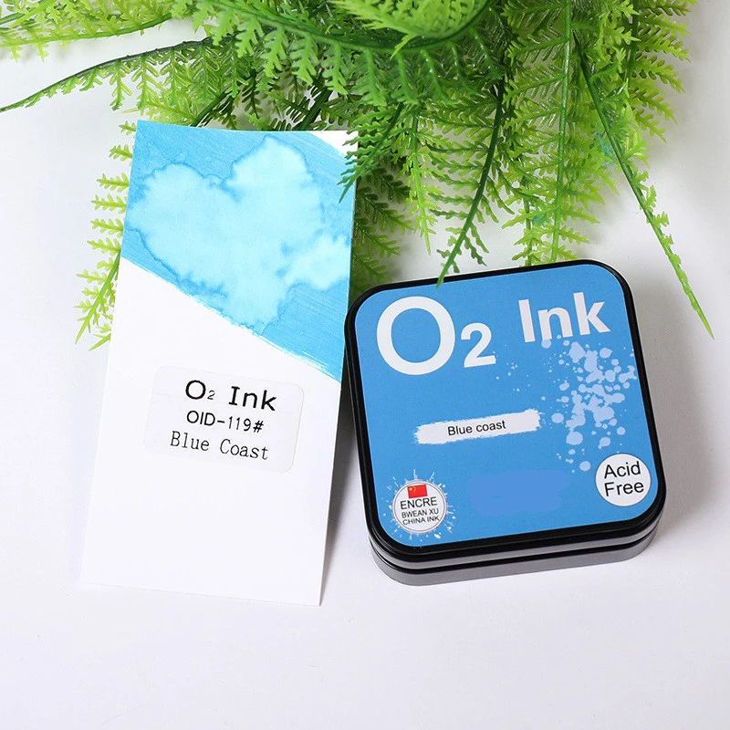 Alinacutle Water-reactive Oxide Ink Pads  Ink Reinker Stamping Tools For Scrapbooking Handmade Craft Art Paint Ink Pad