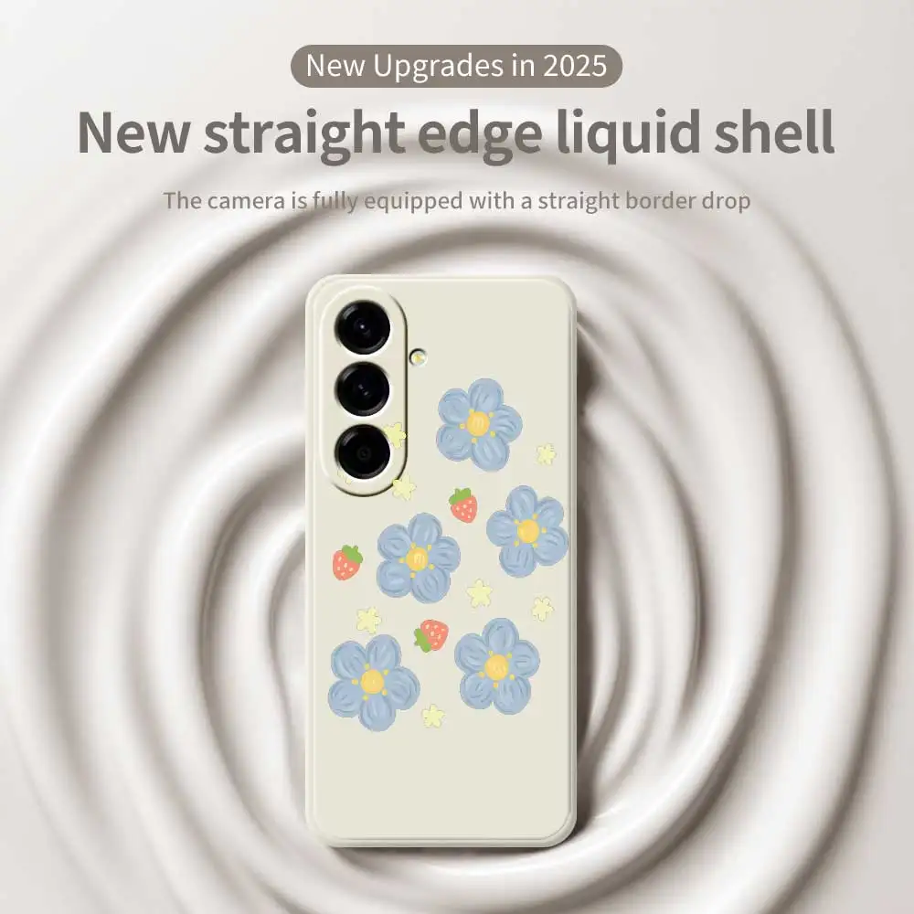 Small Fresh Flower Phone Case For Samsung Galaxy A56 A32 A23 A22 5G A32 A23 4G A55 A54 A53 A52 A51 A35 A34 A31 A25 Soft Cover