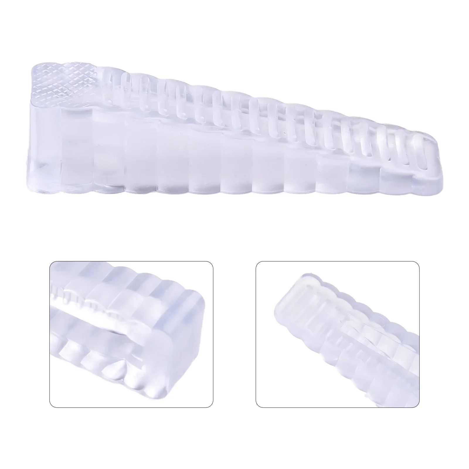 Silicone Door Stop Stoppers Block Wedge Doorstops Door Stopper Home Office Door Rear Retainer Anti-collision Stop