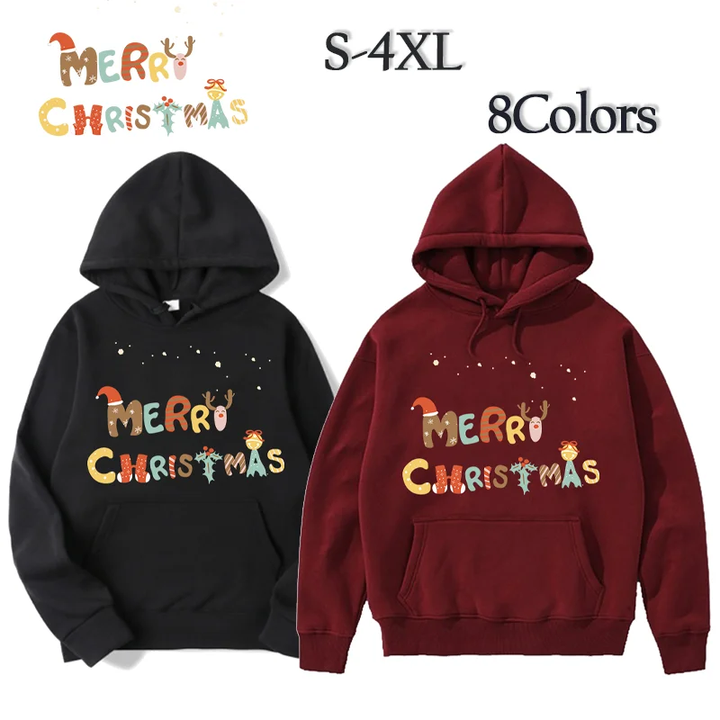 

Autumn and Winter Men's Sweatshirt Christmas Hoodie Casual Fashion Printed Women's Sweatshirt Graphic Hoodies Clothes for Men