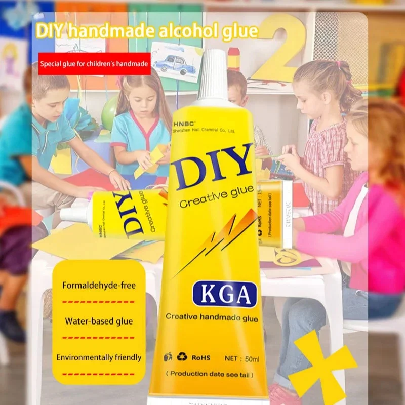 Safe Glue For Children Transparent Multi-Purpose Glue | Fast-Drying | Bonds Fabric, Puzzles, Buttons, Dried Flowers & More