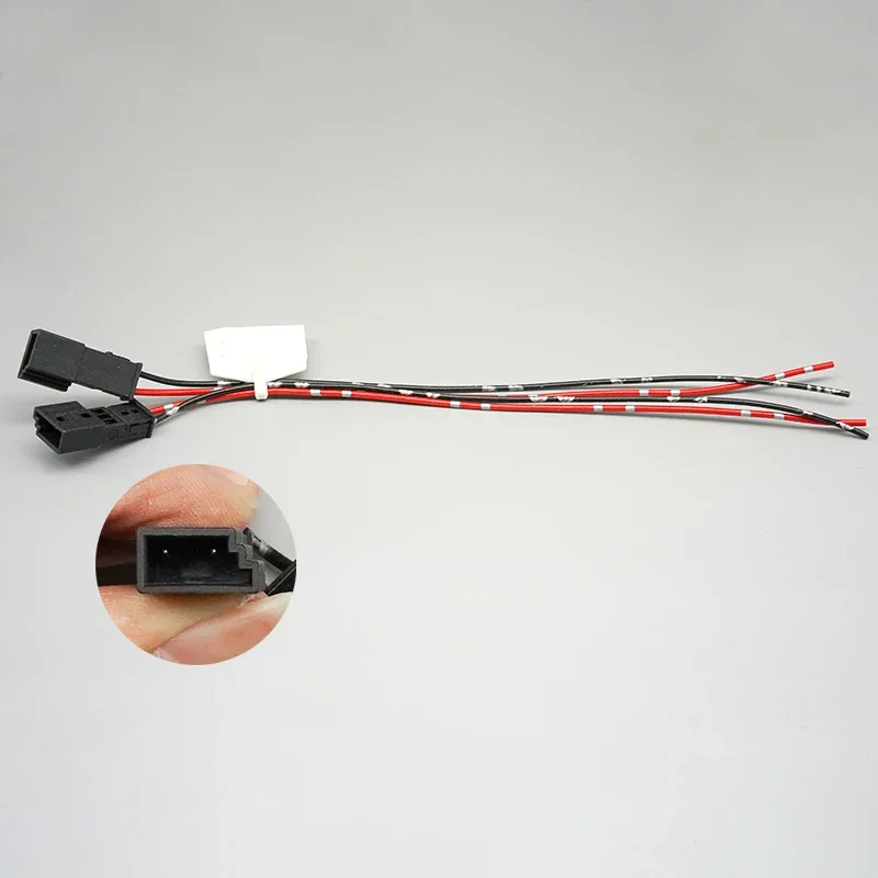 1pair Car Non-destructive Modification Small Tweeter Adapter Cable Male Plug Female Interface Plug for Peugeot Treble Audio