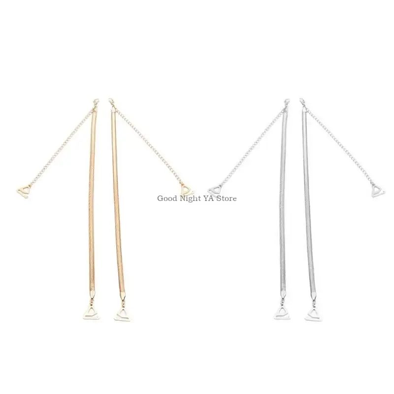 

Metal Snake Bone Bra Strap Invisible Shoulder Straps Chain Lingerie Accessories Bra Shoulder Chains for Womens Girls
