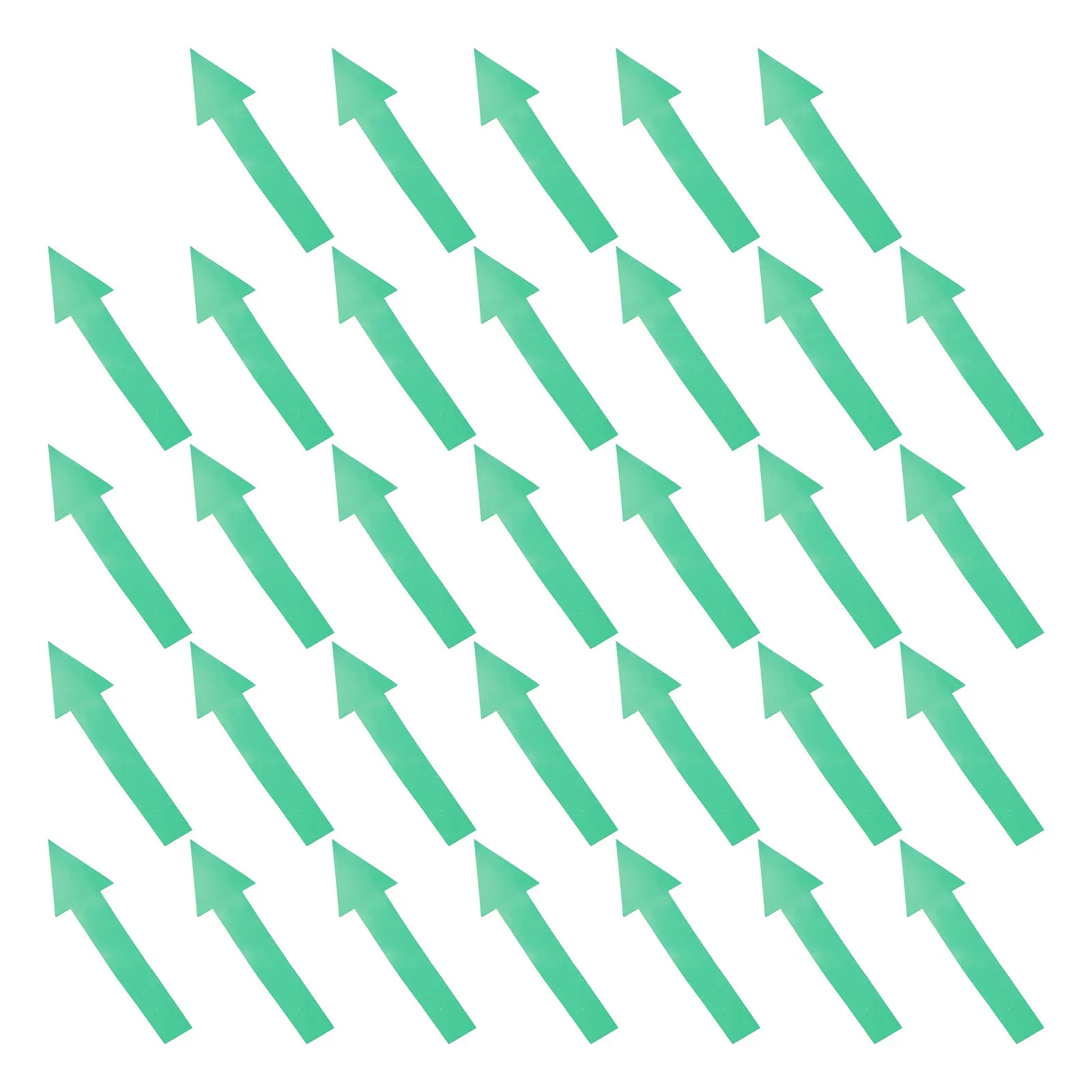 

50pcs Arrow Label Stickers Direction Indicator Decals Floor Wall Warning Tags Copper Plate Marking Stickers For Shop