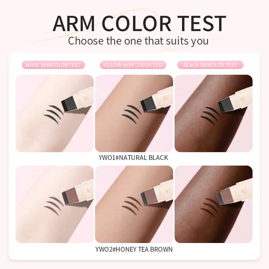 一体型アイライナースタンプ デュアルヘッド回転式 精密輪郭シール 長持ちする防水速乾性リキッドアイライナーペン