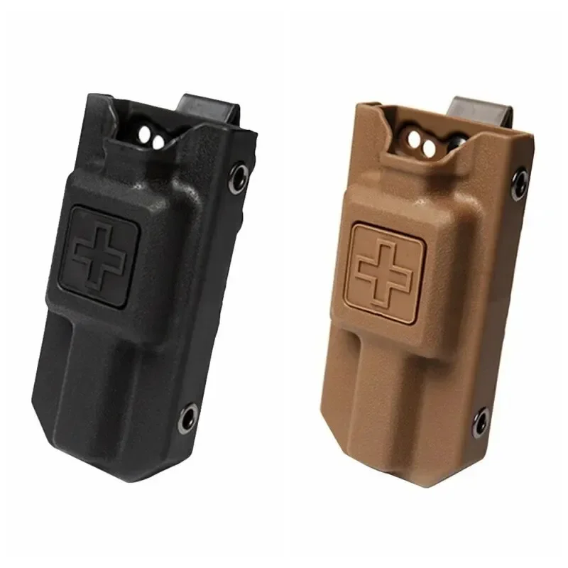 Tactical EDC Tourniquet Holder Box Outdoor Storage Box Quick Pull LFAK MOLLE Combat First Aid Accessory Boxs Equipment Supplies