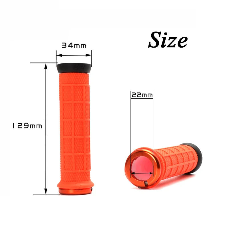 ODI MTB Handlebar Grips Lock Ring Bike Handle Silica Gel Durable Bicycle Grips Mtb Cuffs for 22.2mm Handlebar Mountain Bike Part