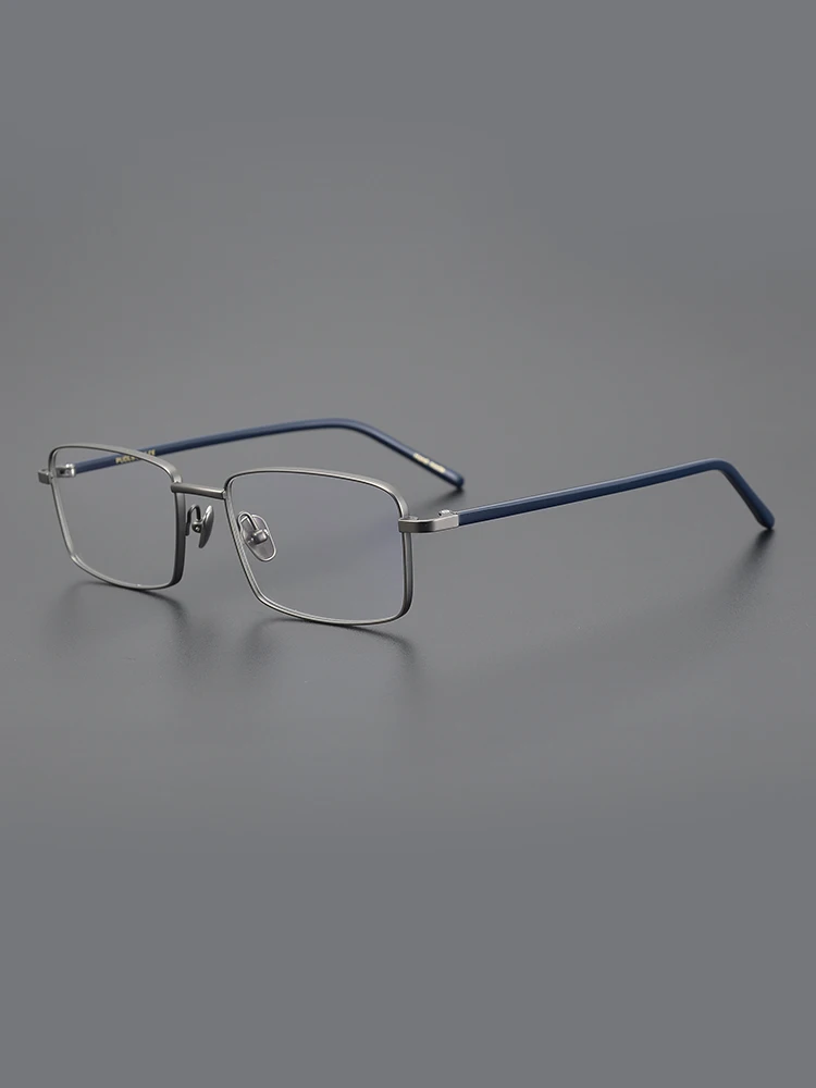 

2025 new Japanese ultra-light pure titanium glasses full frame men's trendy business box myopia women's finished glasses frame