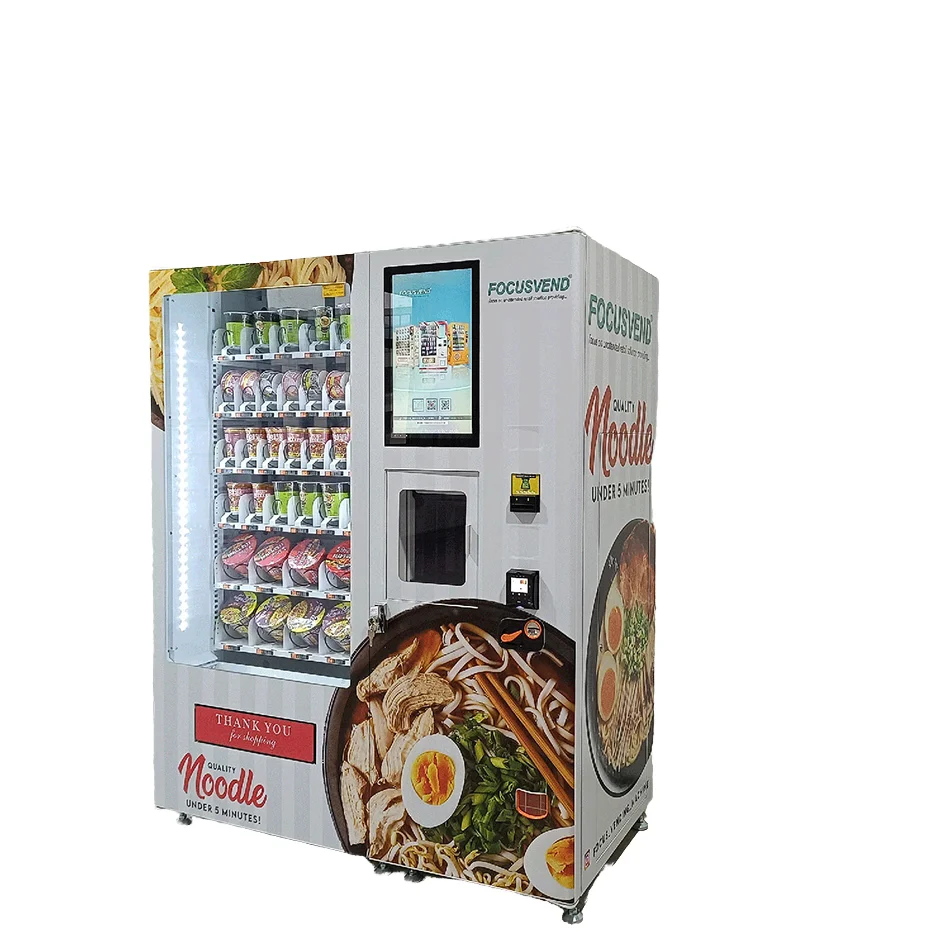 FL Snack and Beverage Vending Machine flexible goods layout for service area automatic retail selling machine