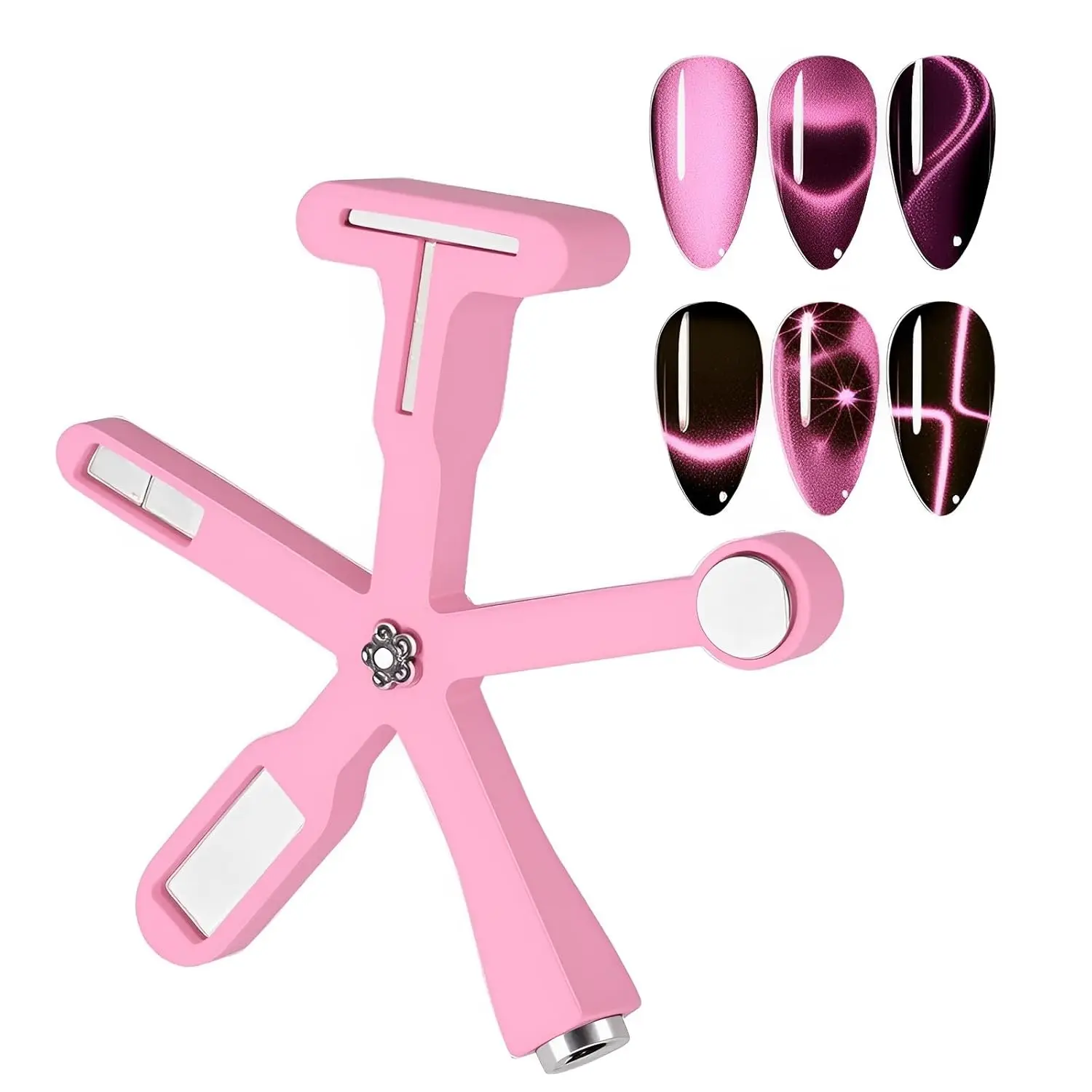 

6-в-1 звездообразный магнит для ногтей «кошачий глаз» супер сильный магнитный инструмент для гель-лака DIY салон маникюра