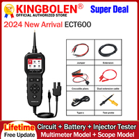KINGBOLEN ECT600 Universal 0v-80v Auto Electric Circuit Tester Voltage Power Probe Kit LED Display Battery Injector Tester