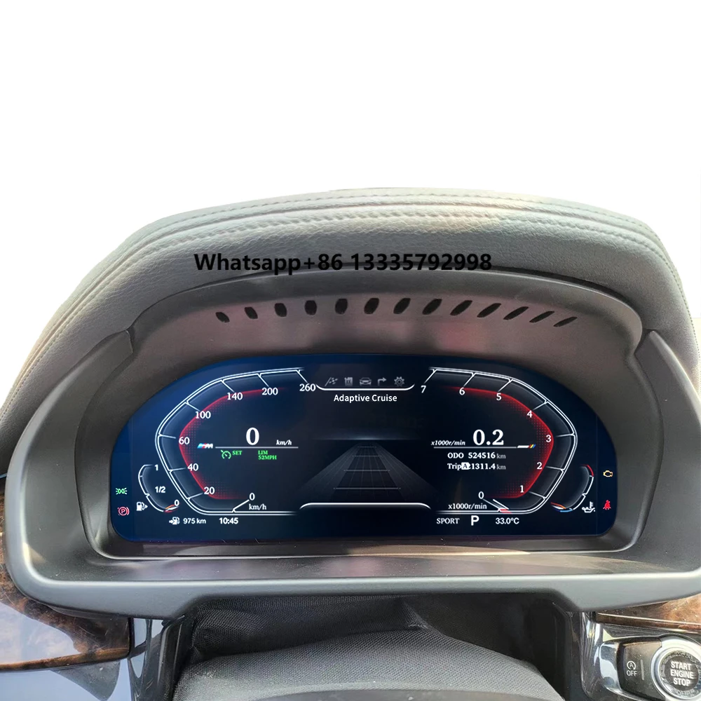 

Speedometer Displays 12.3" Digital Cluster for BMW X5 X6 F15 F16 E70 Screen LCD Dashboard Car Cockpit Digital Instrument Cluster