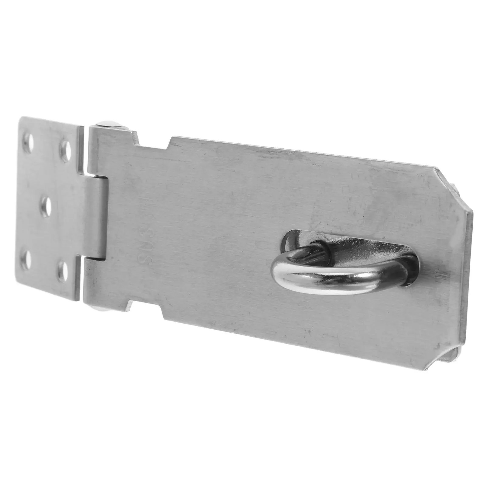 Stainless Steel Door Latch Hasp Heavy Duty Security Lock for Cabinets Sheds Barn Doors Gates Outdoor Indoor Use Latch Guard