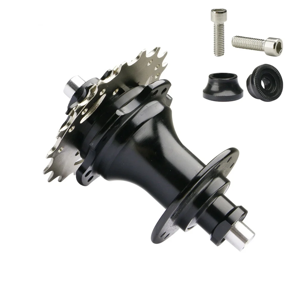 

For Folding Bike Folding Bike Hub Bike Hub Black 2 Bearings 20 Hole Rear Hub 85mm OLD Dimension 9T Tooth Ratio