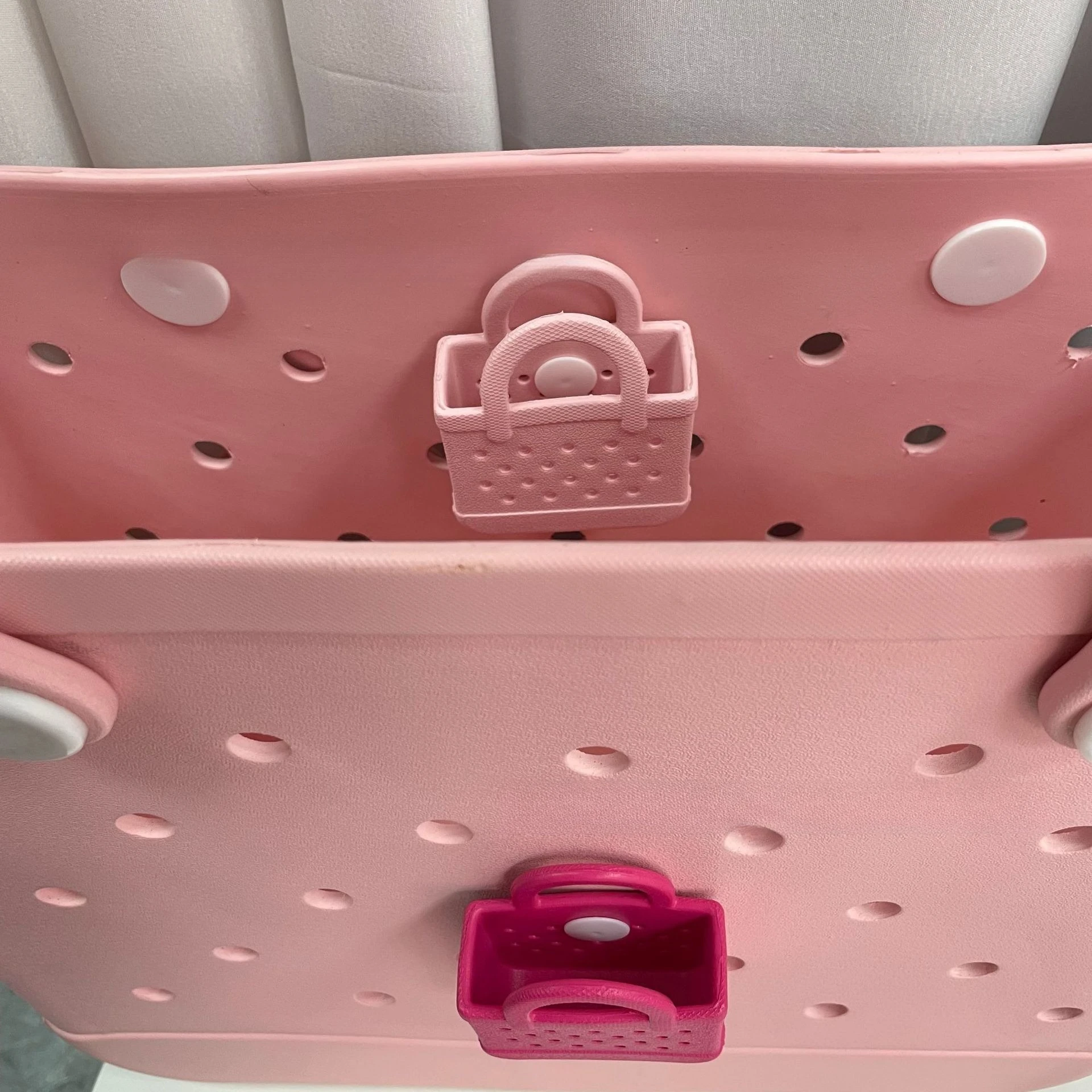 Mini bolsa Bogg EVA, accesorios para bolsa de playa, bolsas con agujeros EVA, accesorios colgantes, almacenamiento de auriculares, bolsas pequeñas, accesorios, regalos bonitos