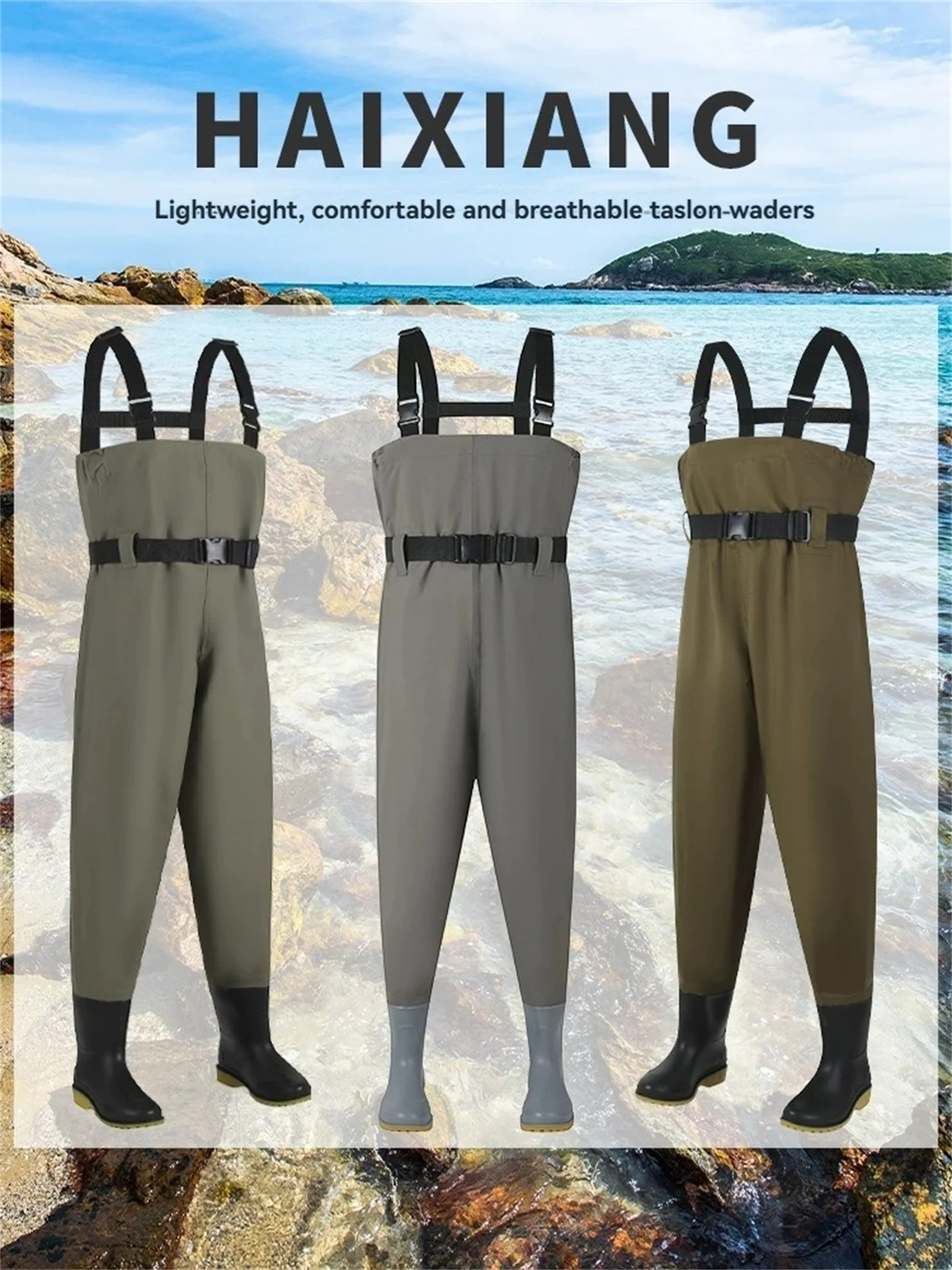 pantalones-de-vadeo-unisex-fabricados-con-tejido-taslan-ultraligero-transpirable-e-impermeable-ideales-para-la-pesca-con-senuelos-incluyen-botas-con-suela-gruesa-y-tirantes-tipo-mono