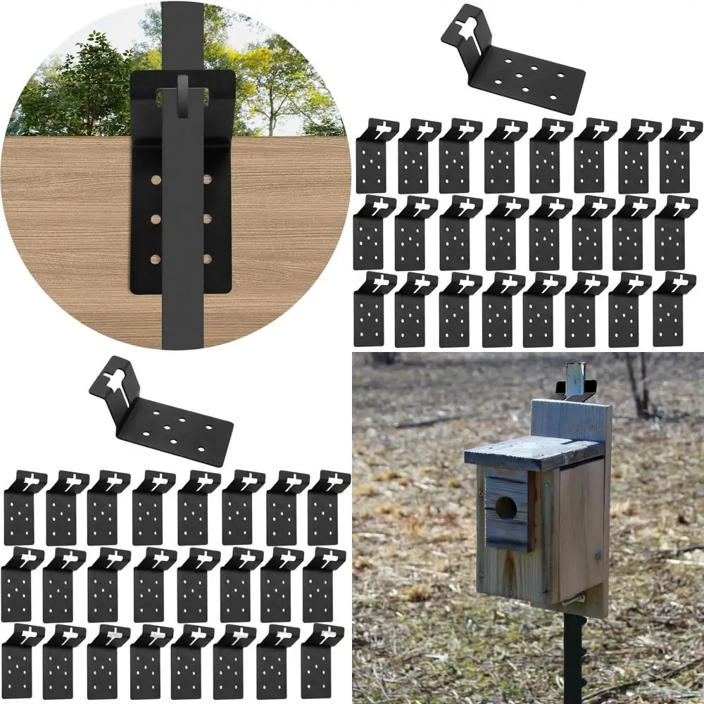 

Набор из 3 кронштейнов для Т-образных стоек для 24 знаков или креплений для забора