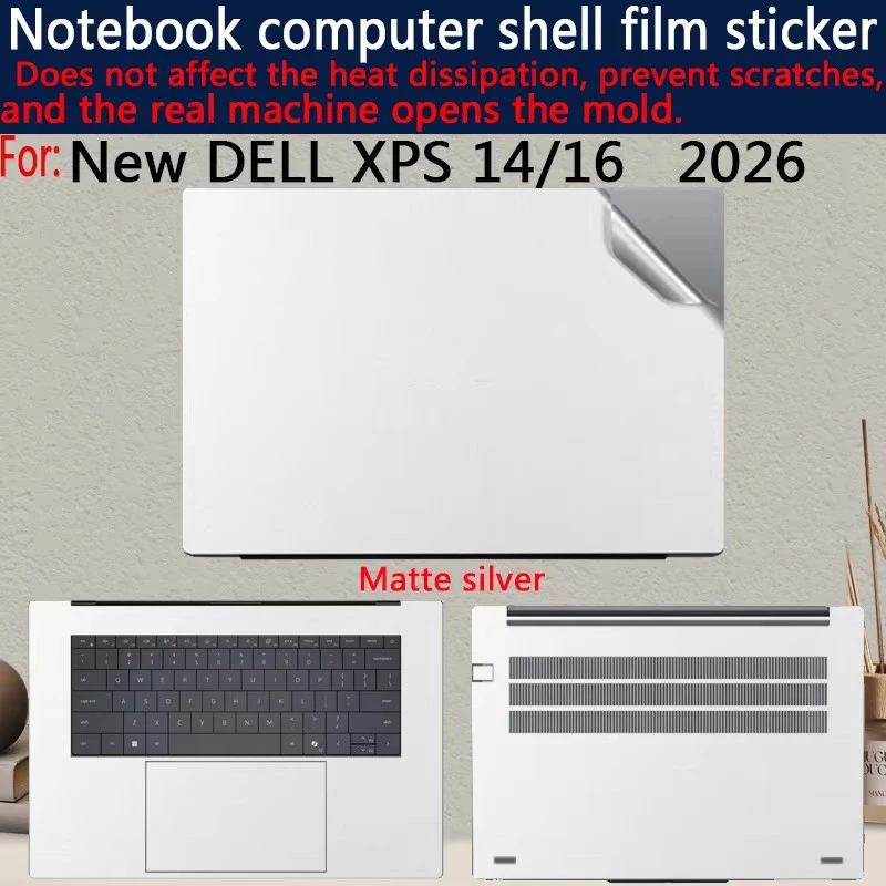 For New Dell XPS 14 DA14260 protective film sticker XPS 16 DA16260 laptop shell film XPS16/14 DA16250/DA14250 fuselage skin film