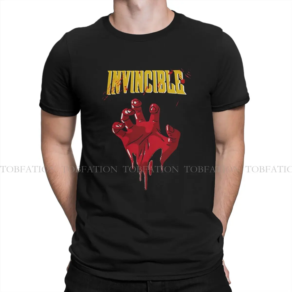 Shirtinvincible Blood Men TShirt Invincible TV Series Crewneck Tops 100% Cotton T Shirt Funny Top Quality Birthday Gifts