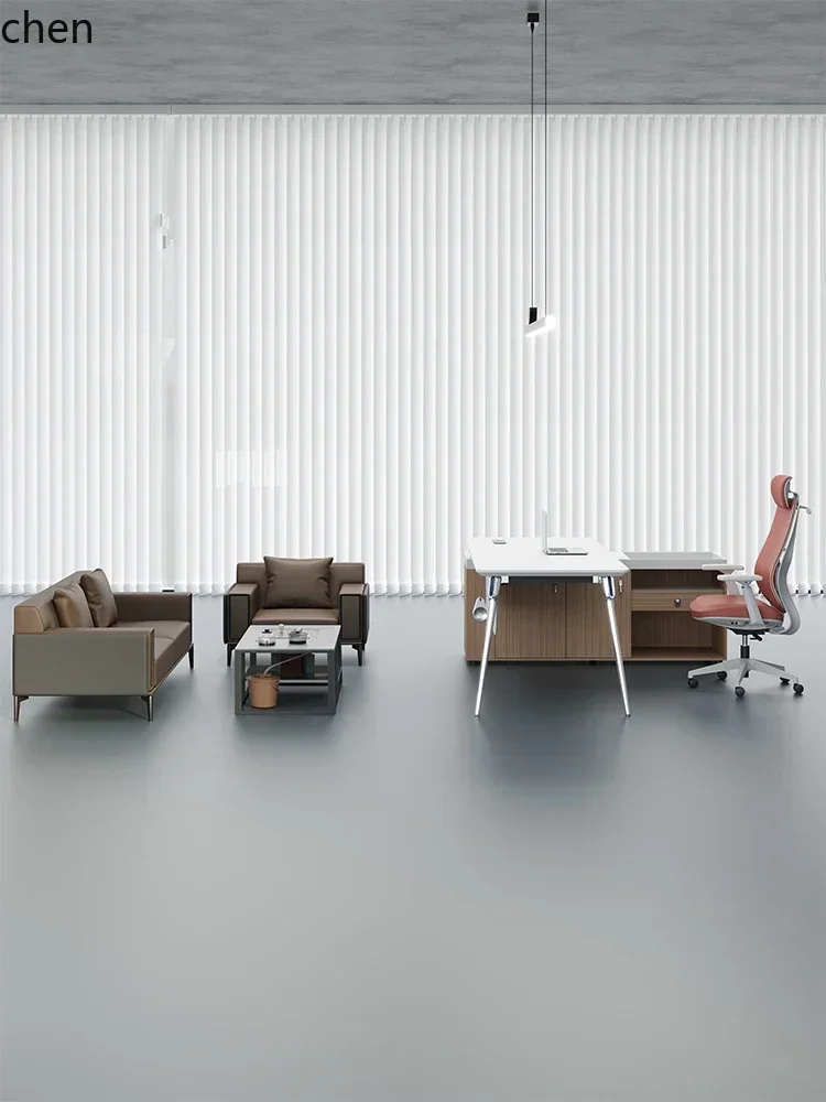 DSAE0-level supervisor desk manager desk and chair combination simple light luxury single office furniture large desk