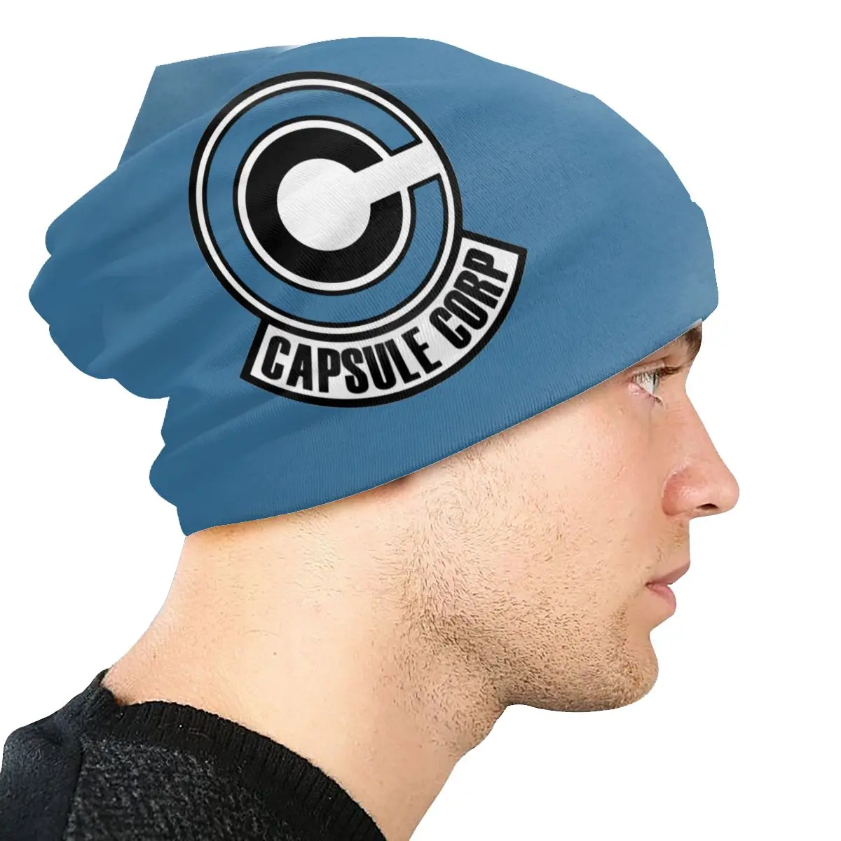 Custom Capsule Corp. Beanie Bonnet Knit Hat Men Women Fashion Unisex Warm Winter Skullies Beanies Cap