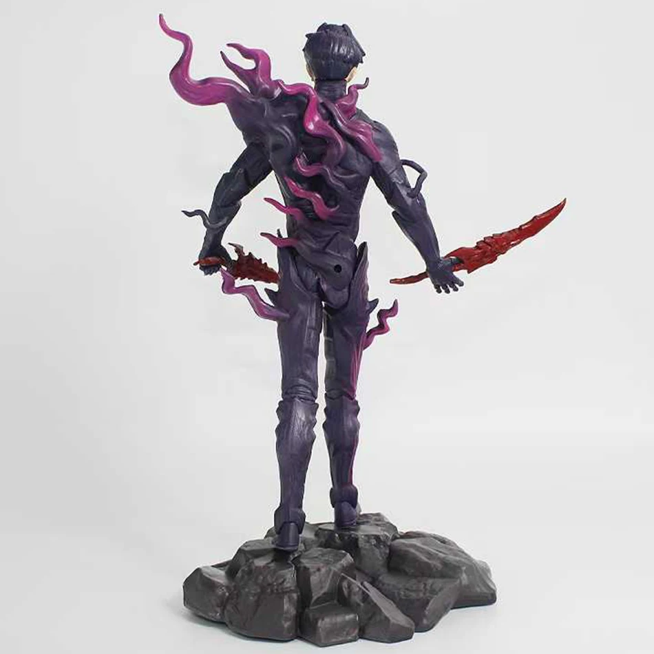 Solo Leveling" 21,5 cm Jung Yu (Hunter) staande pose PVC-actiefiguur - anime karaktermodel speelgoedcadeauset