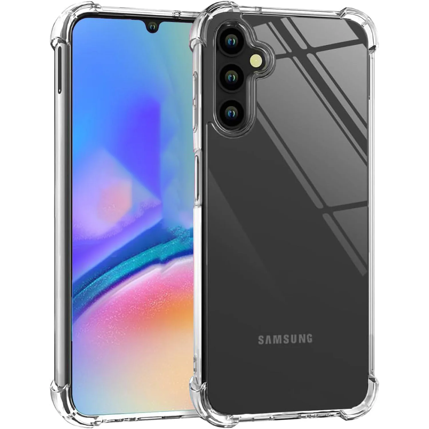 Clear Shockproof Phone Case For Samsung Galaxy A05S Samsung A05 Samsung A15 5G Silicone Case Back Cover Slim TPU Thick Shell