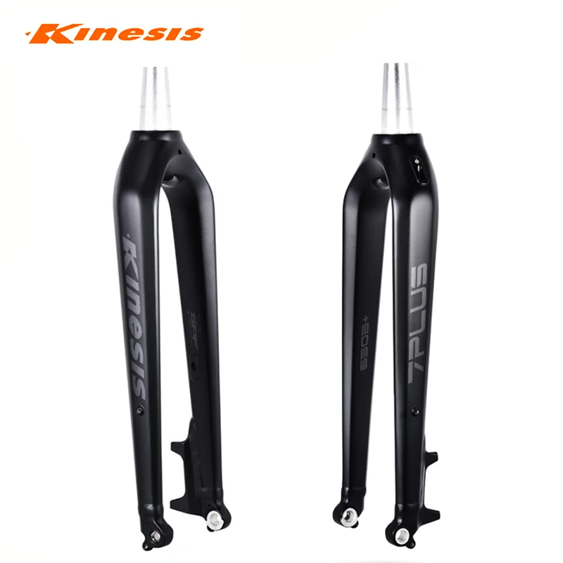 

Kinesis 27.5" 650B 29er Aluminium MTB Boost Fork Rigid Tapered 1/8" to 1 1/2" Disc Brake 110mm x 15mm Thru Axle Forks