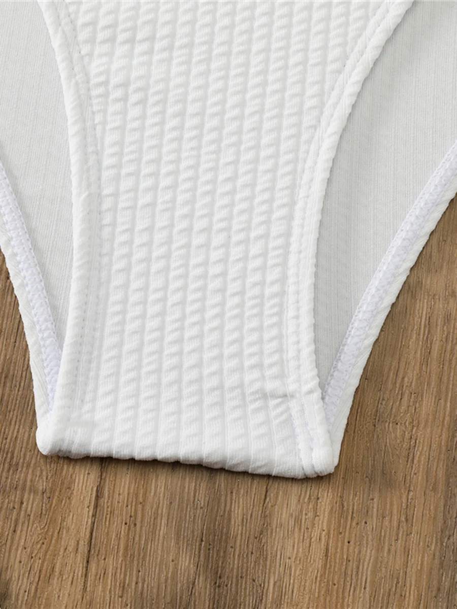 2025 Halter String เอวสูง 2 ชิ้นชุดว่ายน้ําบิกินี่ผู้หญิงชุดว่ายน้ําเซ็กซี่หญิง Bather ชุดว่ายน้ําว่ายน้ําชุดว่ายน้ํา Beachwear