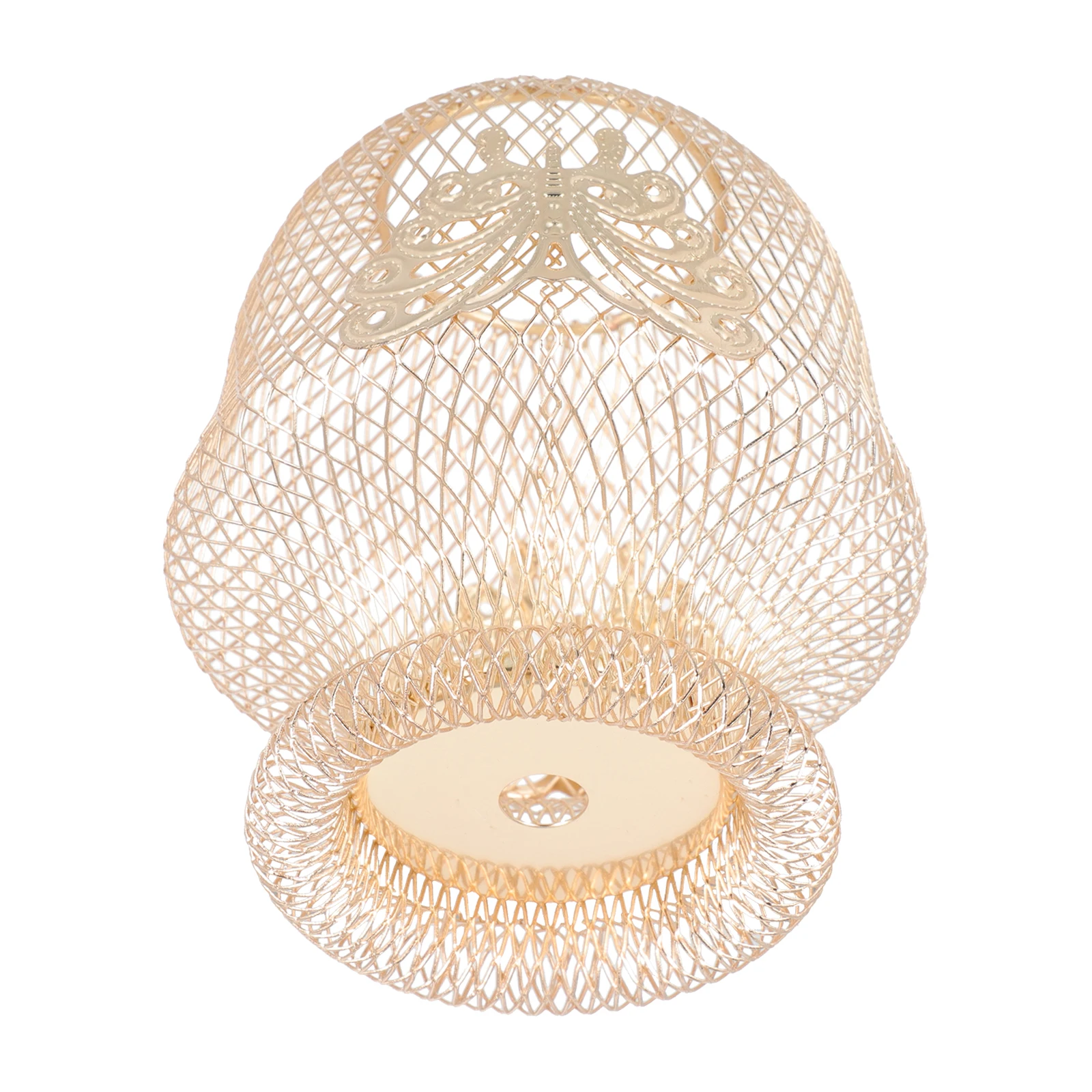 

1Pcs Gold Iron Wire Lampshade Butterflies Vase Hollow Hanging Decorative Light Cover Ceiling Lamp Cover Iron Art Lamp Accessory