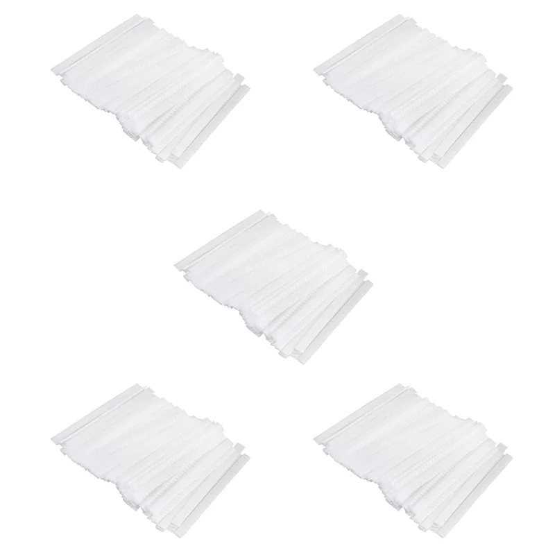 

A01V-500 Pcs Make Up Brush Pen Netting Cover Mesh Sheath Protectors Guards Protective Cover Sheath Net (White)