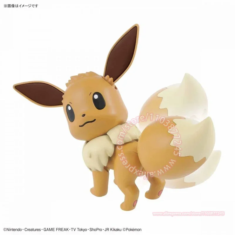 Bandai Model ENTRY GRADE Assembled Pokémon-Eevee Figure Trendy Peripheral Desktop Ornament Birthday Gift Children's Toy