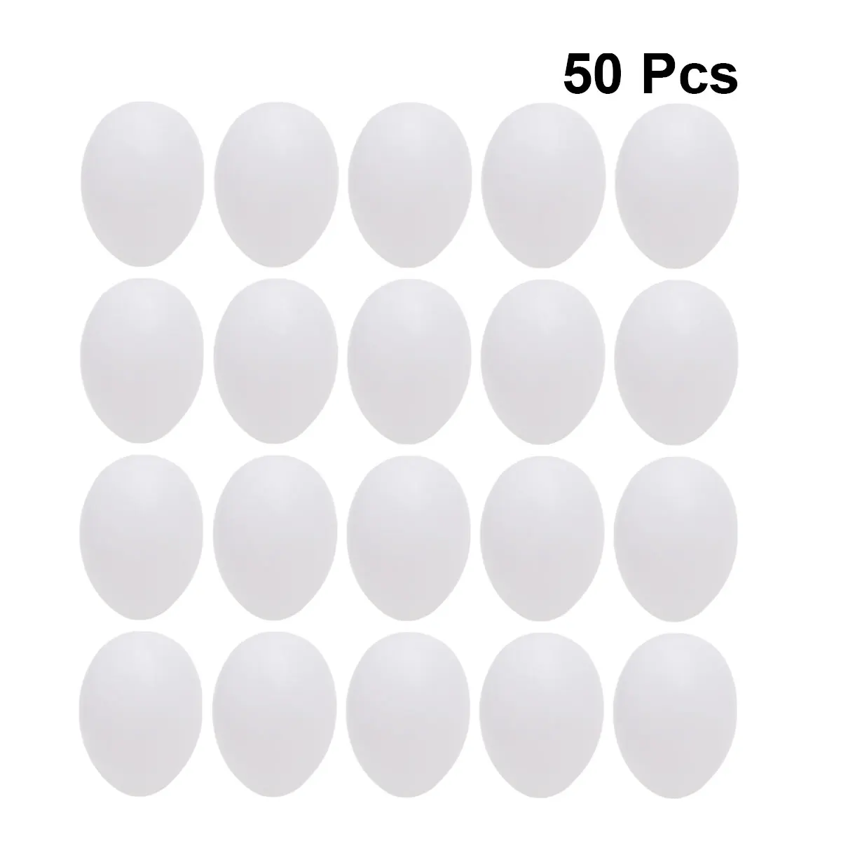 

50Pcs Realistic Fake Pigeon Eggs Smooth Creative Lifelike Design for Hatch Control Quality DIY Pigeon Nest Decor Use in Home Or