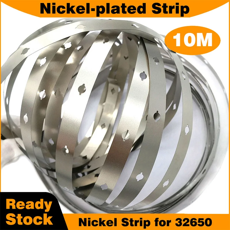 

10 метров, никелированная сталь 32650, толщина 0,15 мм, никелированная полоса с отверстиями для винтов шириной 15 мм для аккумуляторного блока 32650