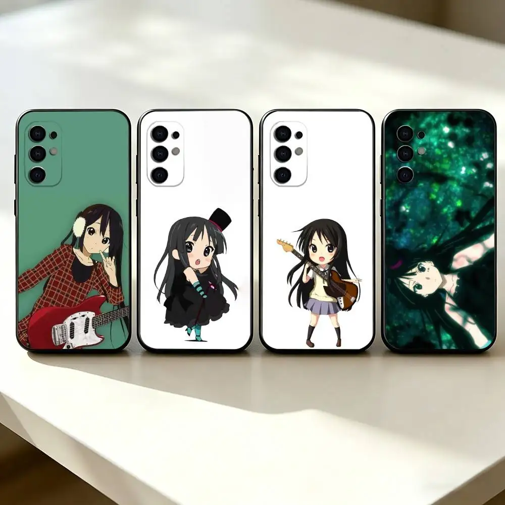 K-ON! Anime A-Akiyama M-Mio Phone Case For Samsung S25,S24,S21,S22,S23,S30,Ultra,S20,Plus,Fe,Soft Silicone Black Cover