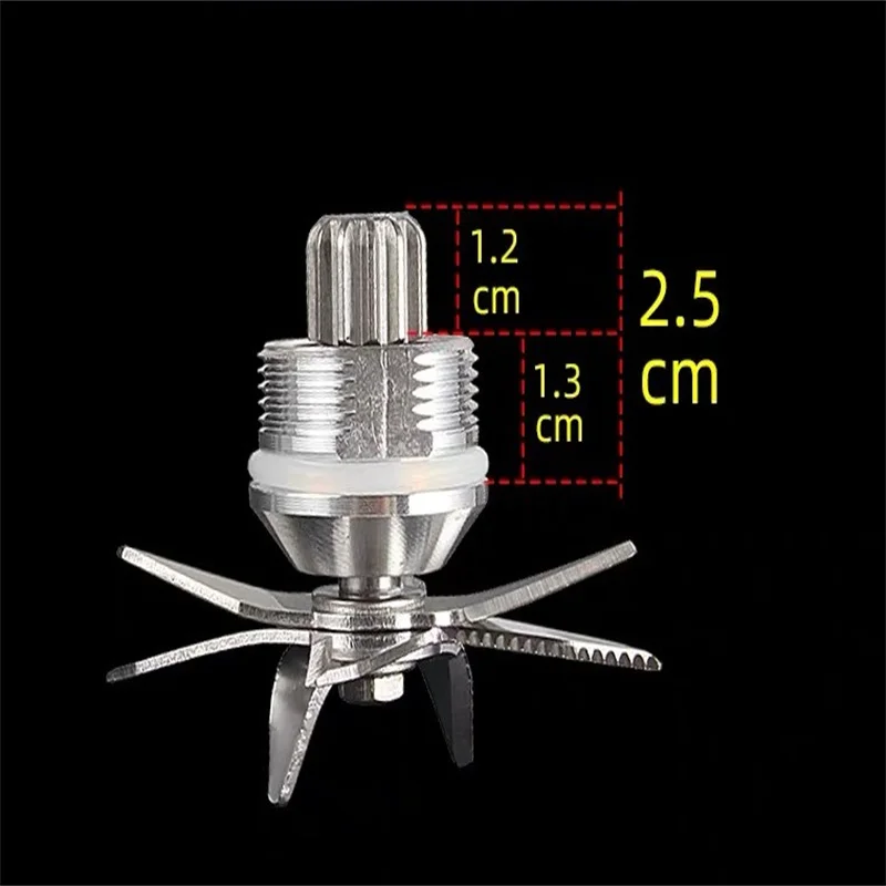 ユニバーサル高速ブレンダー交換ナイフ、製造用商用ブレンダーミルクアンドサンドアイスマシン、2lブレンダー用8ブレード