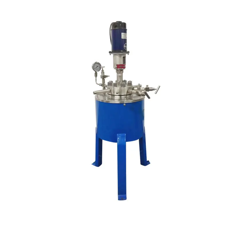 

Laboratory stainless steel high temperature and high pressure electric heating magnetic stirring hydrogen and nitrogen reactor