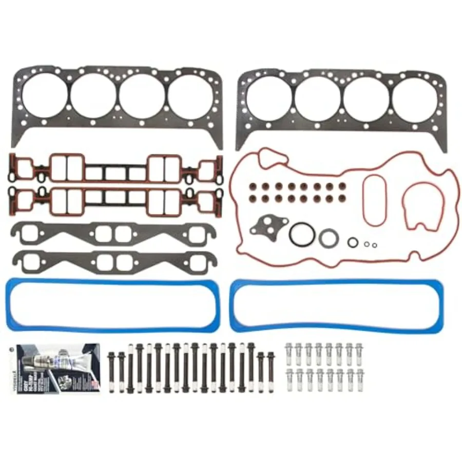 

MA-4216915459 Комплект болтов прокладки головки блока цилиндров, совместимый с/для 96-02 GMC Chevy V8 5,7 OHV VORTEC VIN R