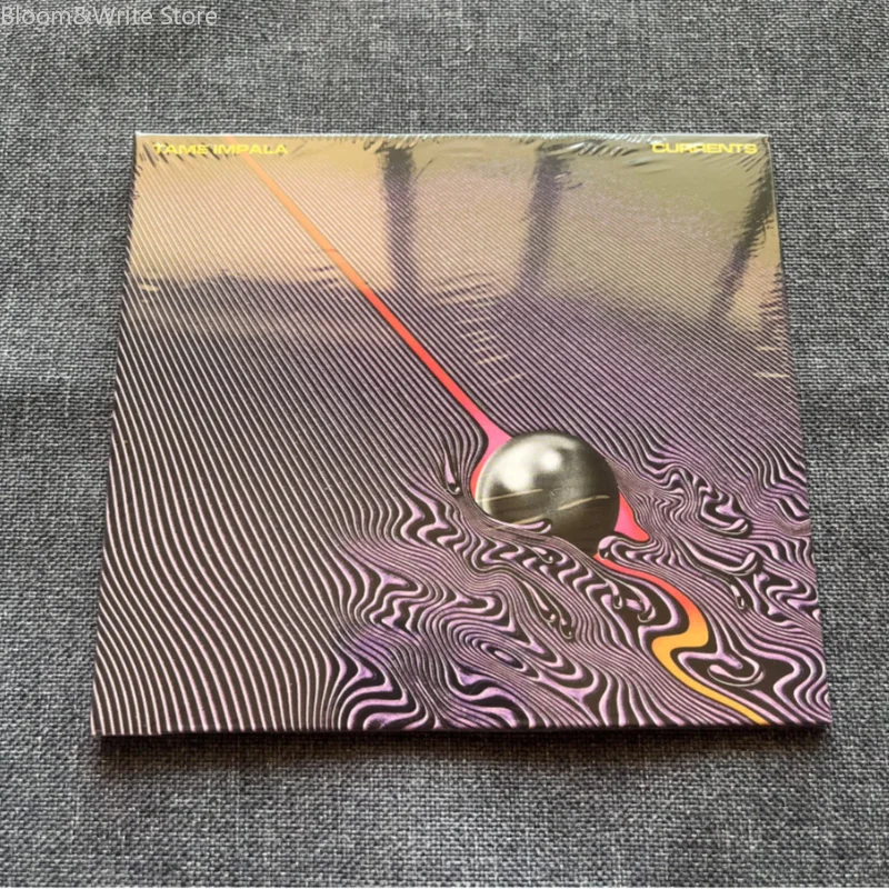 Psychedelic Electronic T-Tame Impala Currents Music CD Album, Classic Psychedelic‑Electro Record for Fan Collection Gift