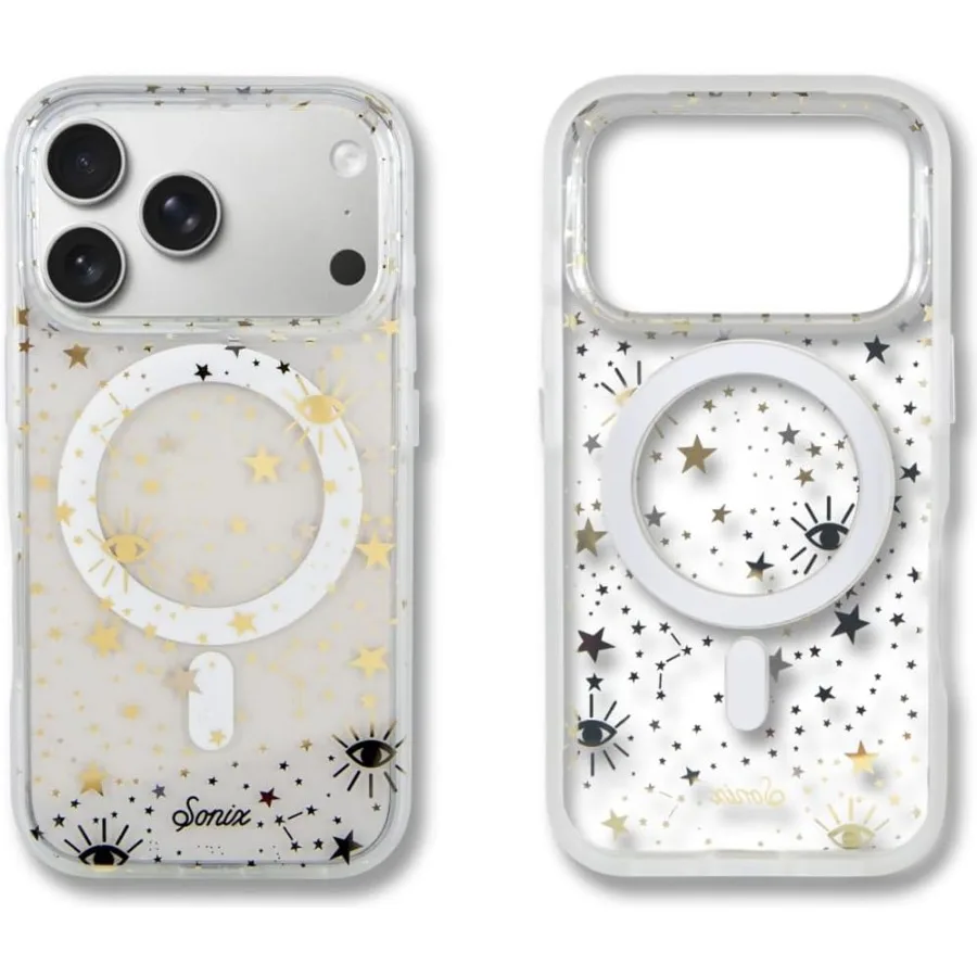 

For iPhone 17 Pro with MagSafe Compatibility 10ft Drop Protection Cosmic Stars Design IdeaI