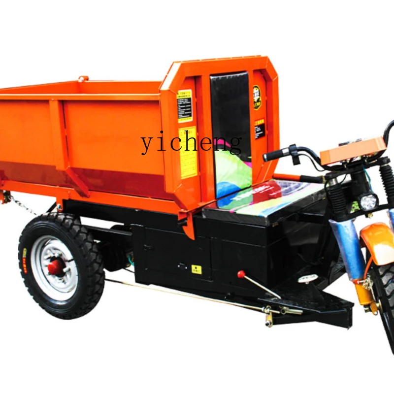 Xl Electric Engineering Car Self-Unloading Agricultural Farming Trolley Electric Three-Wheel Dumptruck