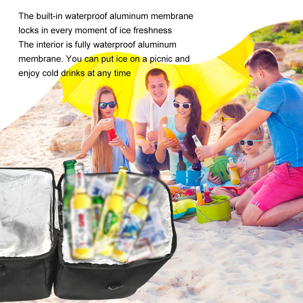 

Food Fresh And Drinks Cool On Go With Vehicle-Mounted Insulation Bag ForModel 3 ForModel Y