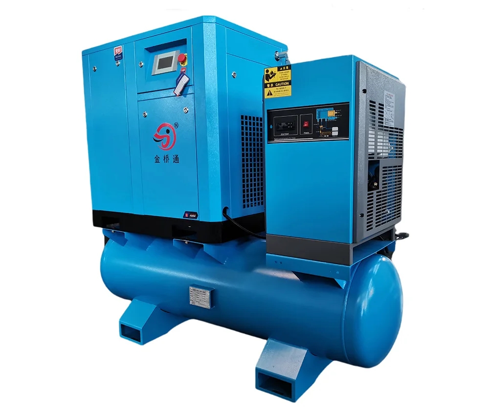 

【Hot】7.5KW Energy-saving Screw Air Compressors Industrial Pneumatic Compressor Air Pump La-ser Engraving Machine/Sandblasting Ma